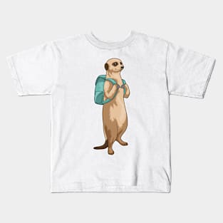 Meerkat School Bag Kids T-Shirt